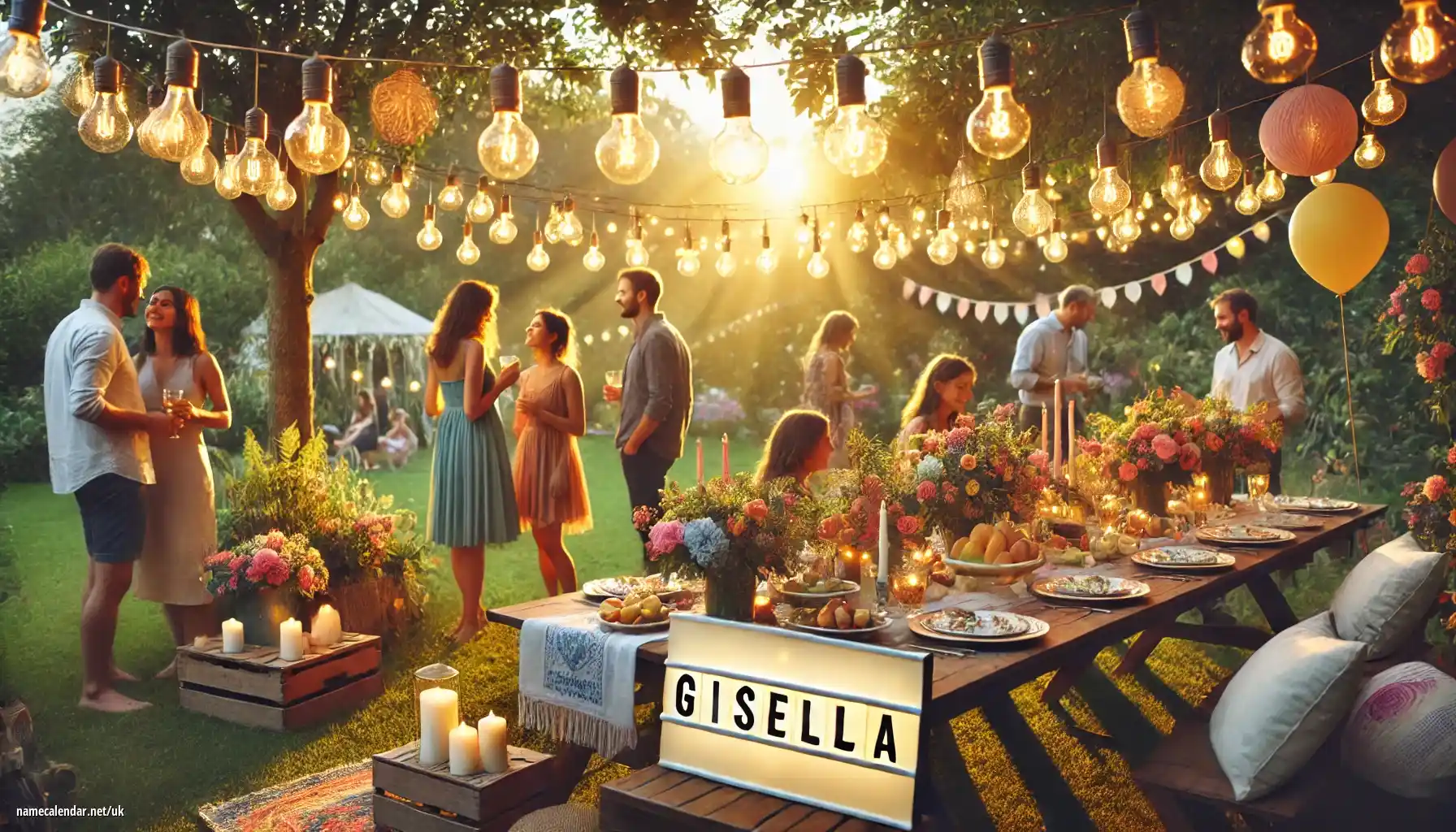 Святкування іменин та імен - Gisella