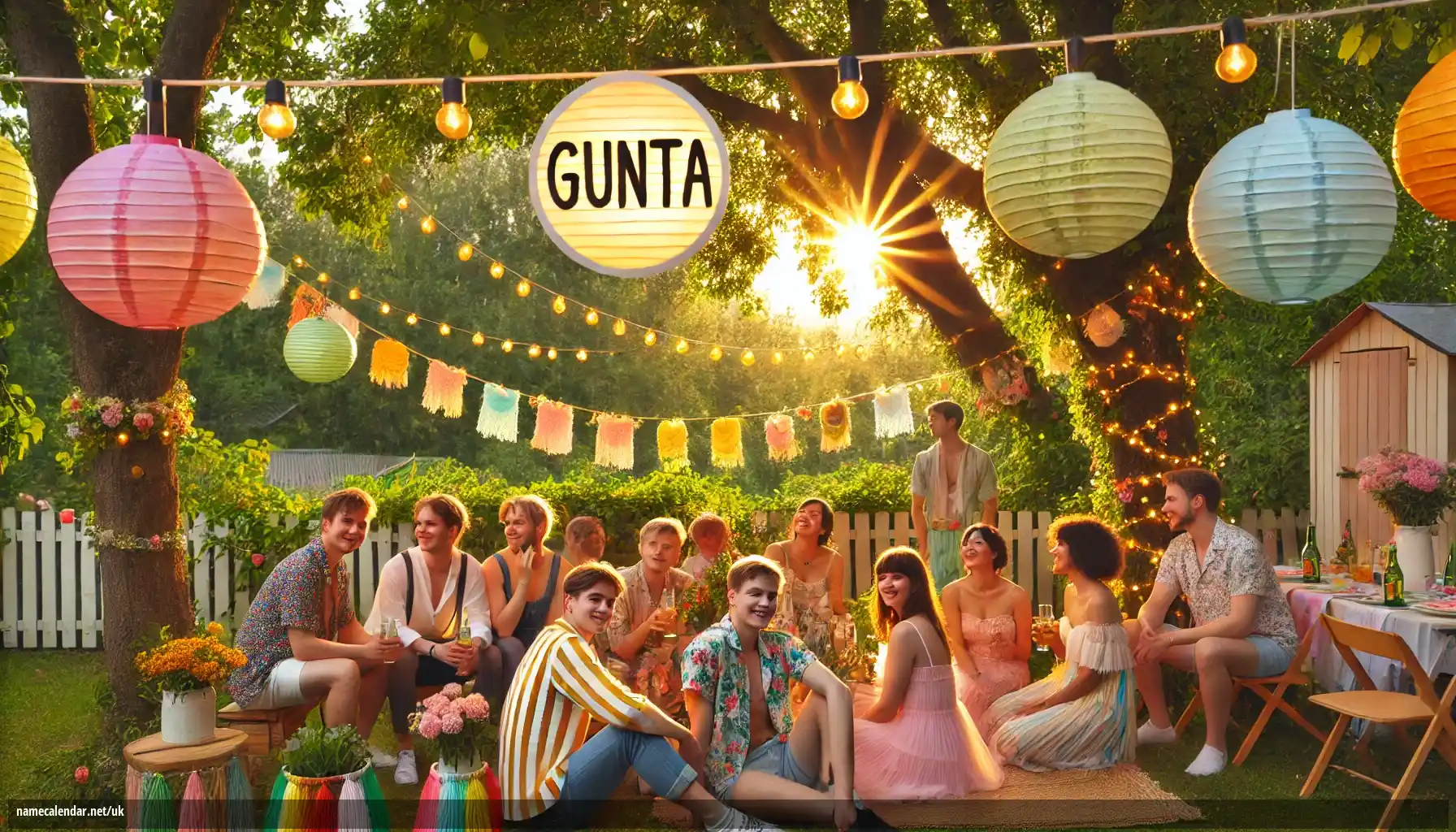 Святкування іменин та імен - Gunta