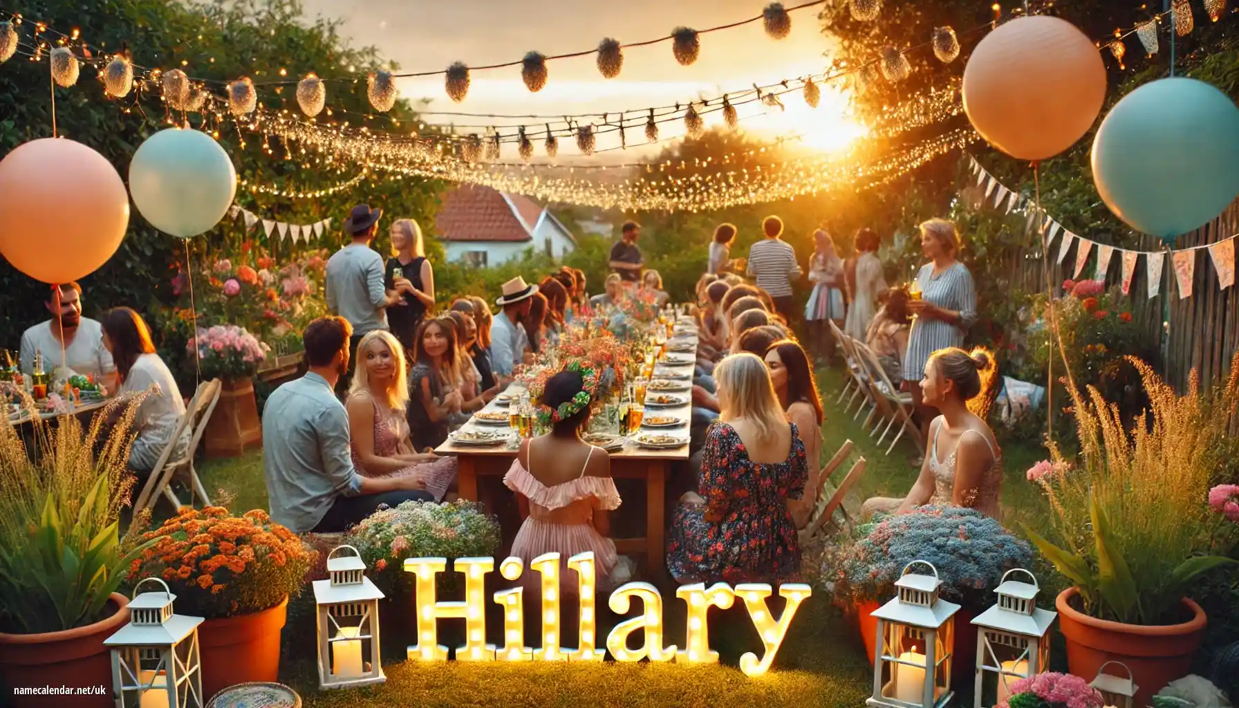 Святкування іменин та імен - Hillary