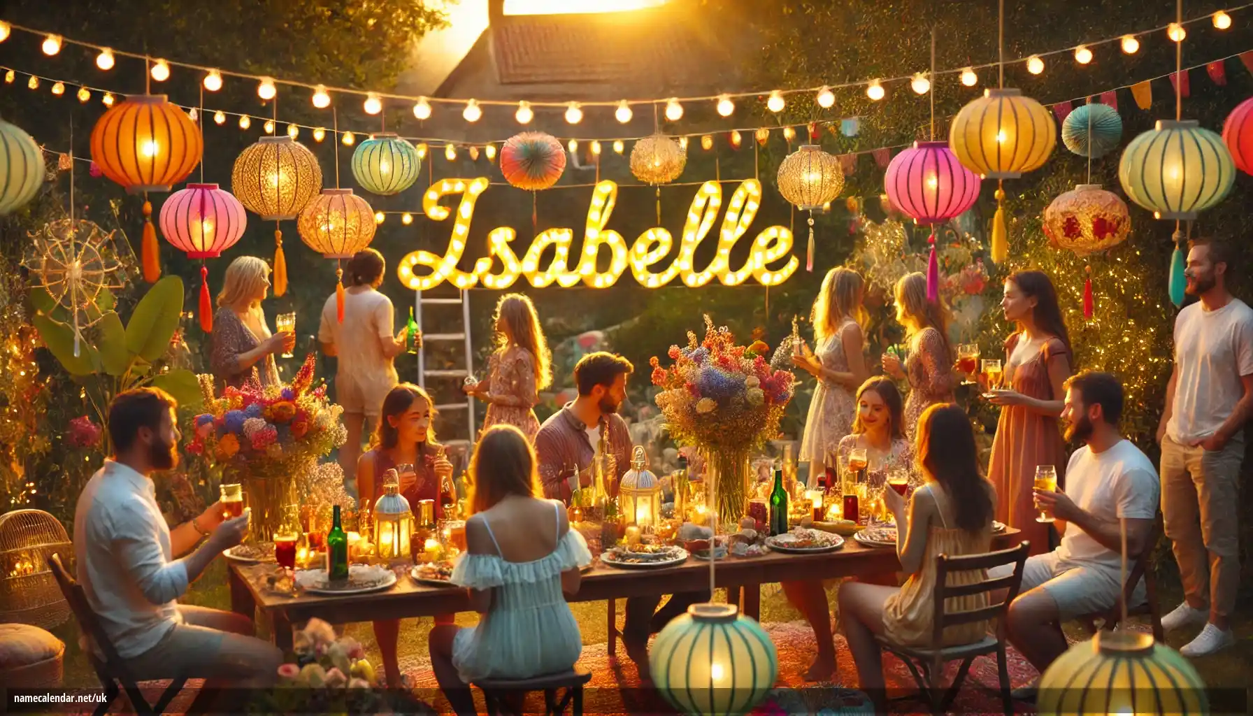 Святкування іменин та імен - Isabelle
