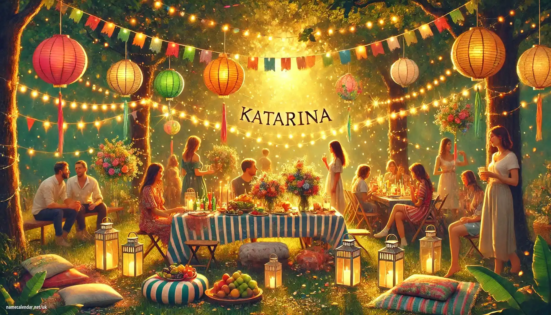 Святкування іменин та імен - Katarína