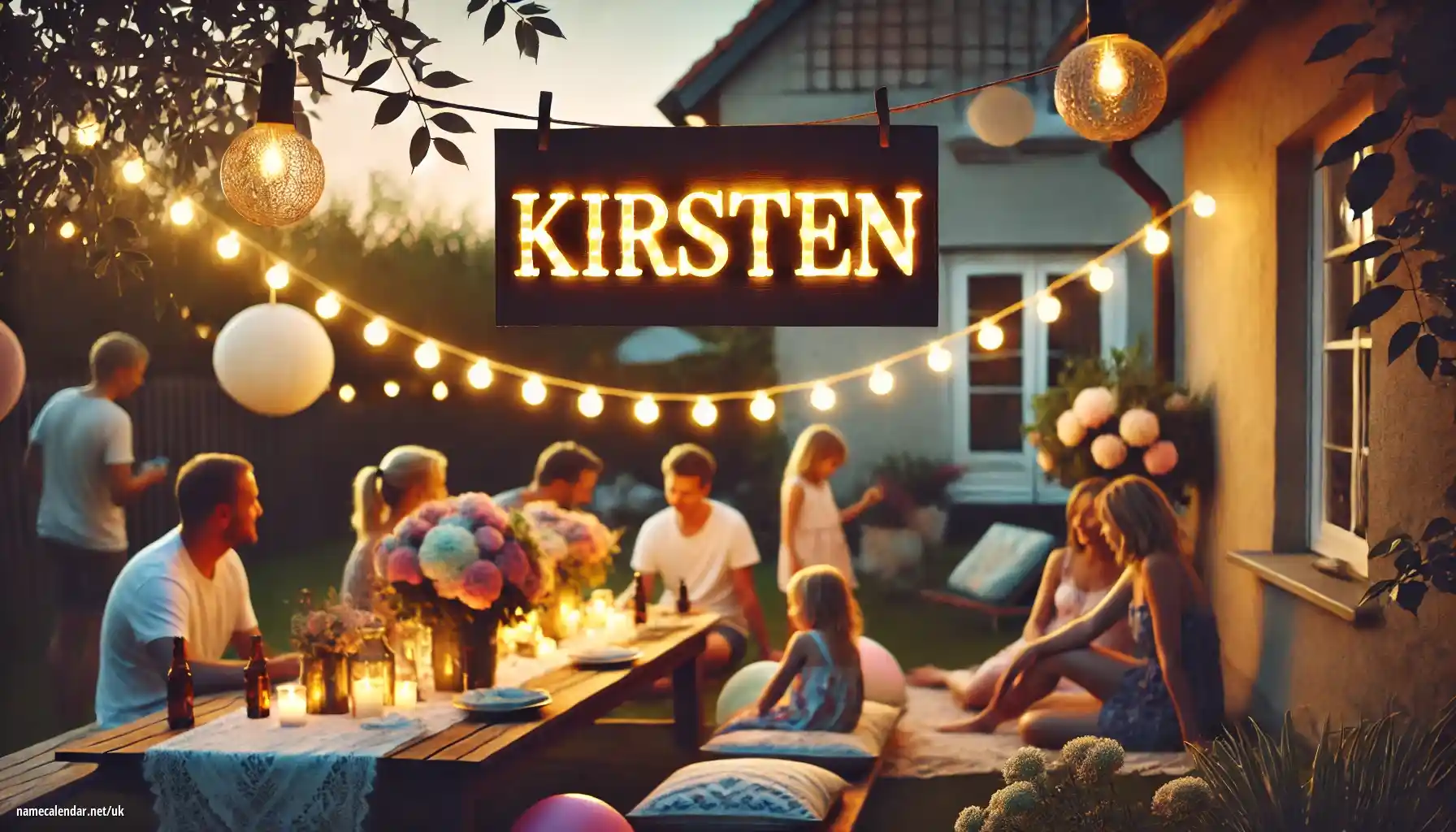 Святкування іменин та імен - Kirsten