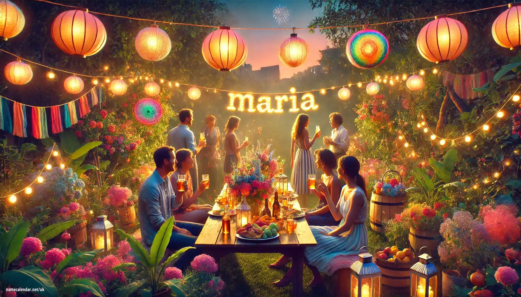 Святкування іменин та імен - María