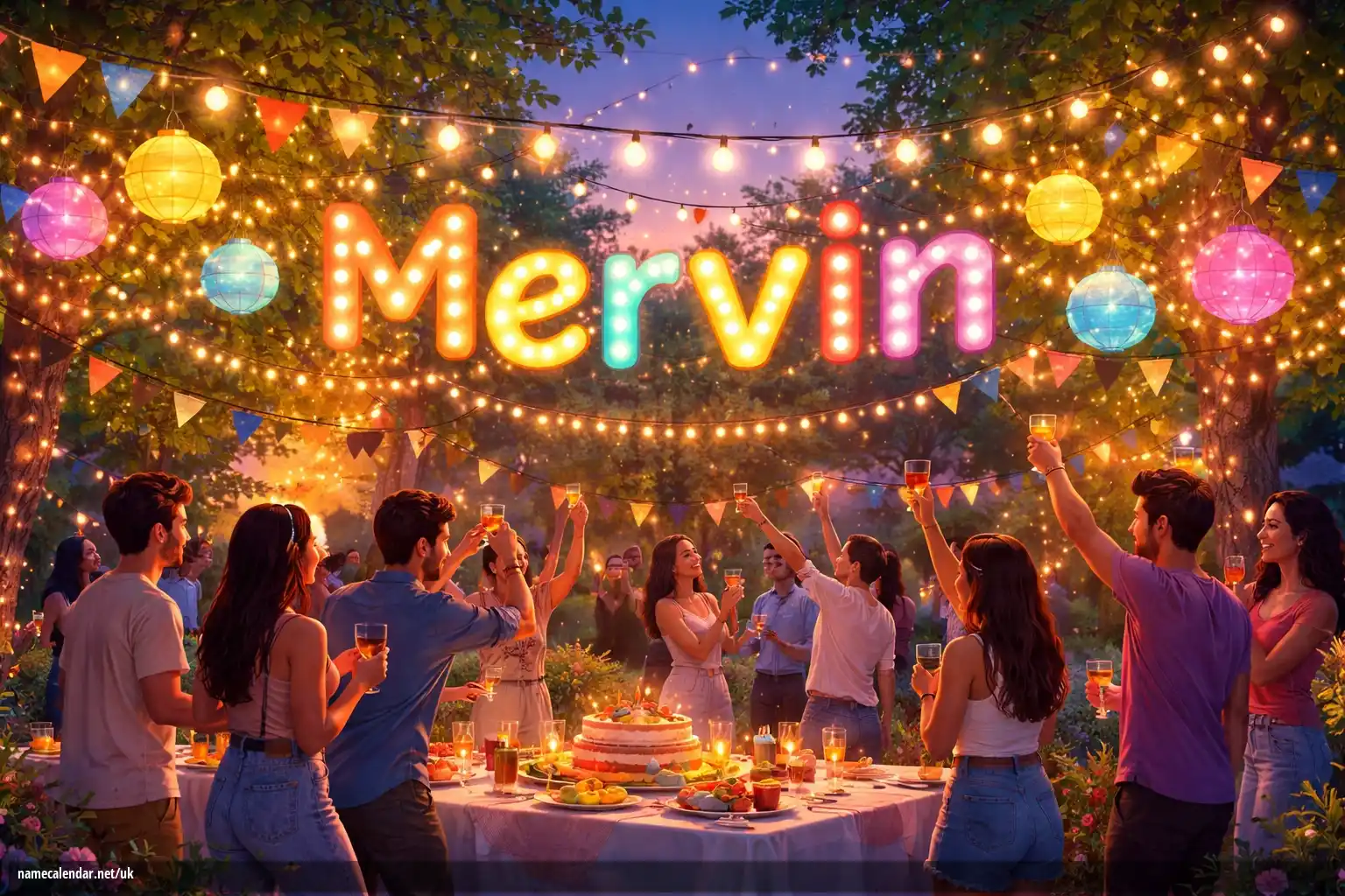 Святкування іменин та імен - Mervin