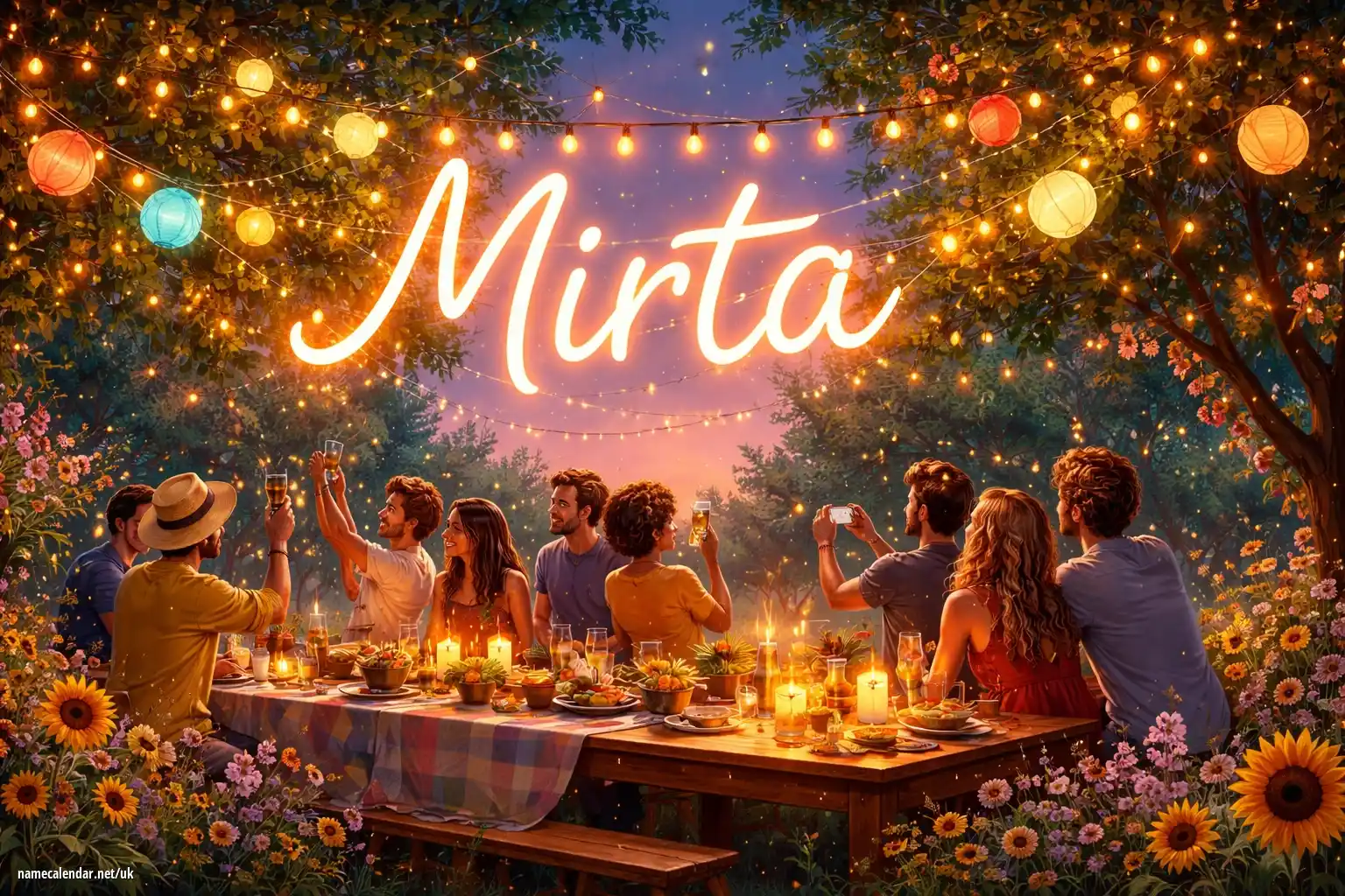 Святкування іменин та імен - Mirta