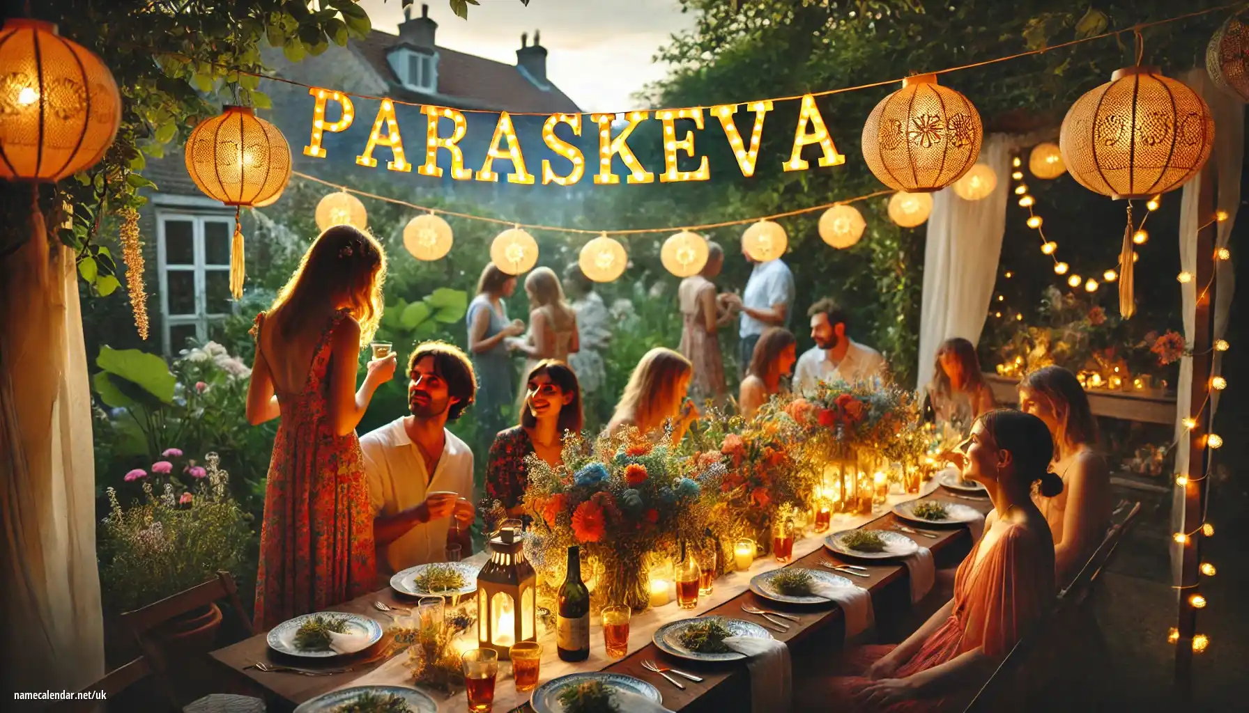 Святкування іменин та імен - Paraskeva