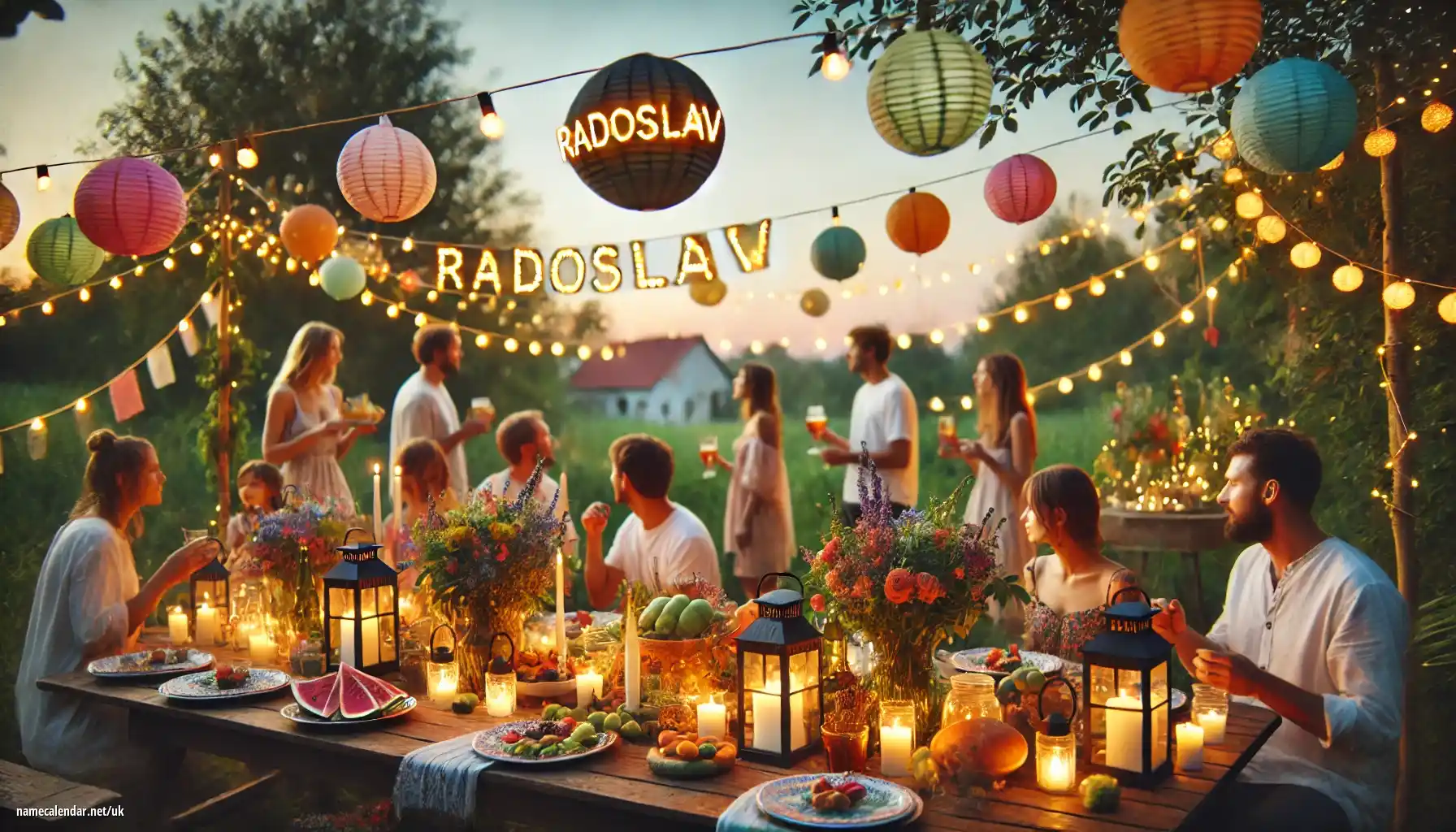 Святкування іменин та імен - Radoslav
