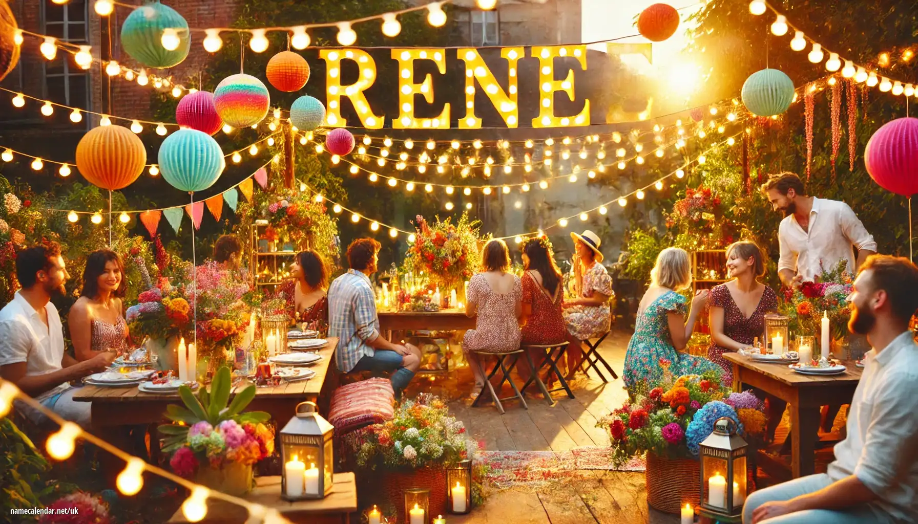 Святкування іменин та імен - René