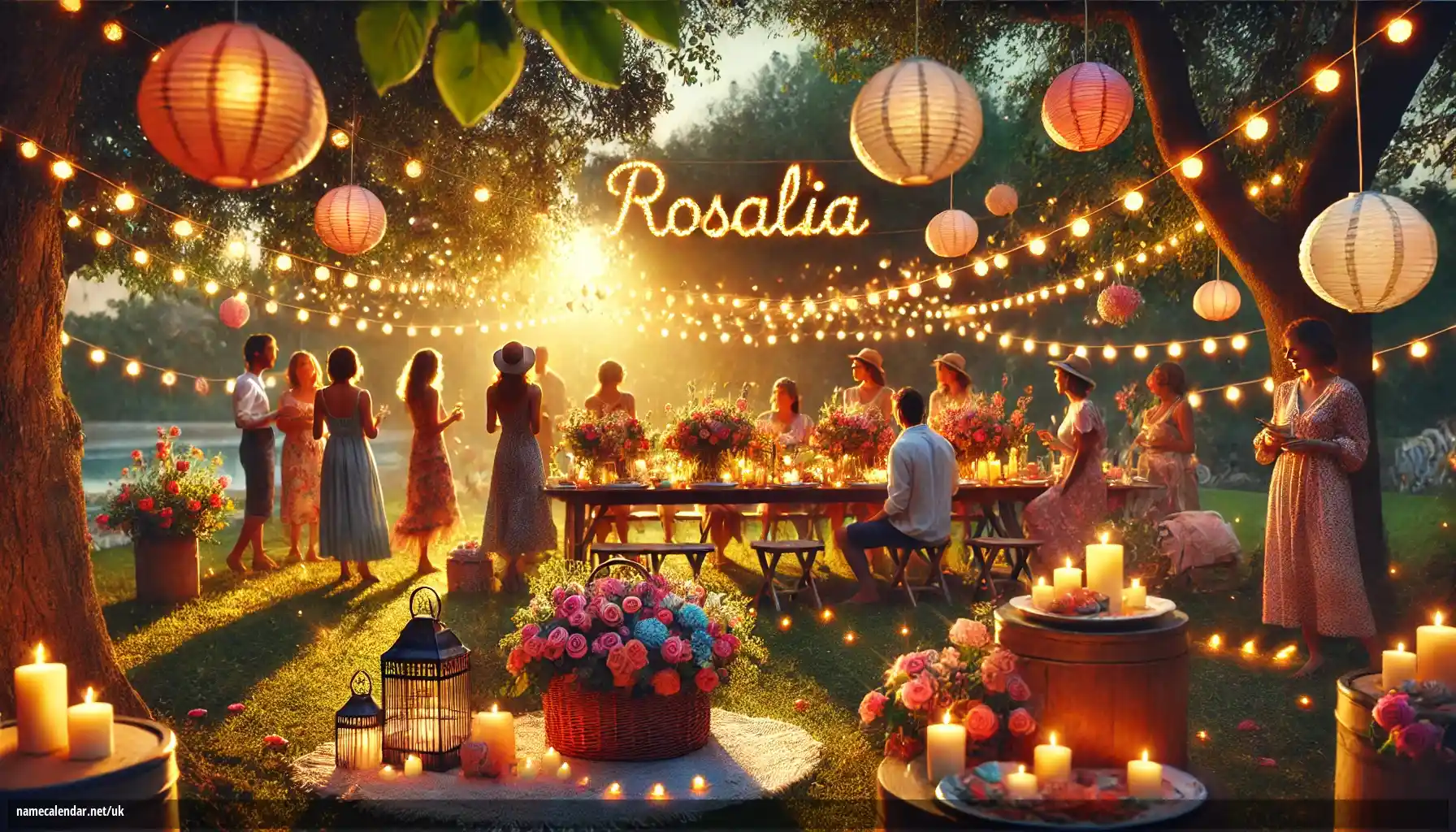 Святкування іменин та імен - Rosalía