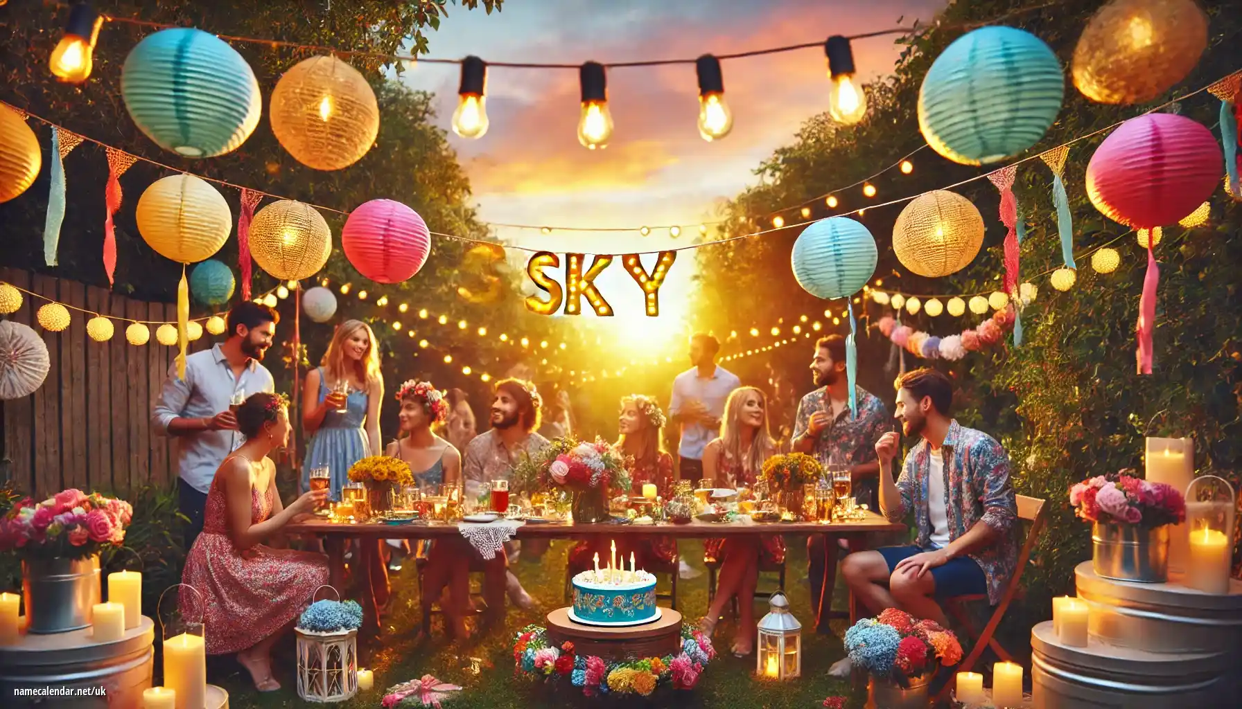 Святкування іменин та імен - Sky