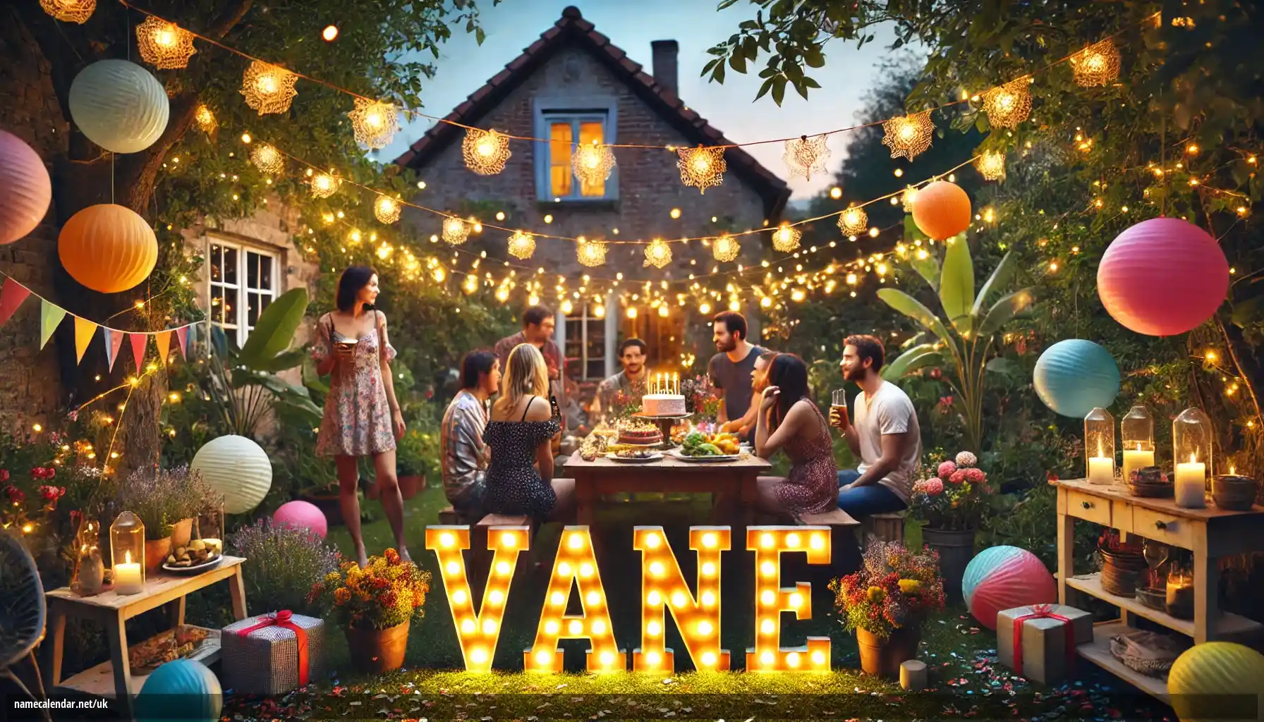 Святкування іменин та імен - Vane