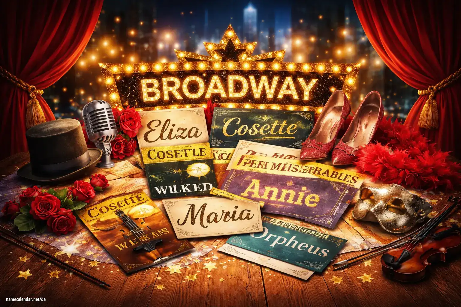 Navne inspireret af Broadway-musicals