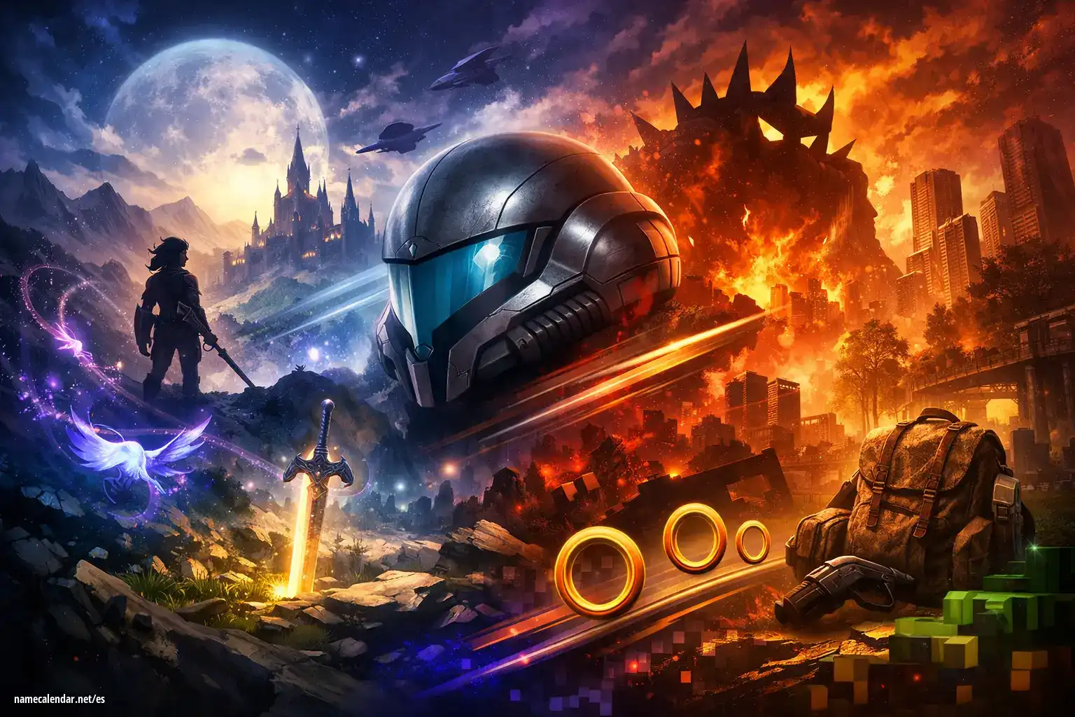 Nombres de personajes de videojuegos y sus historias