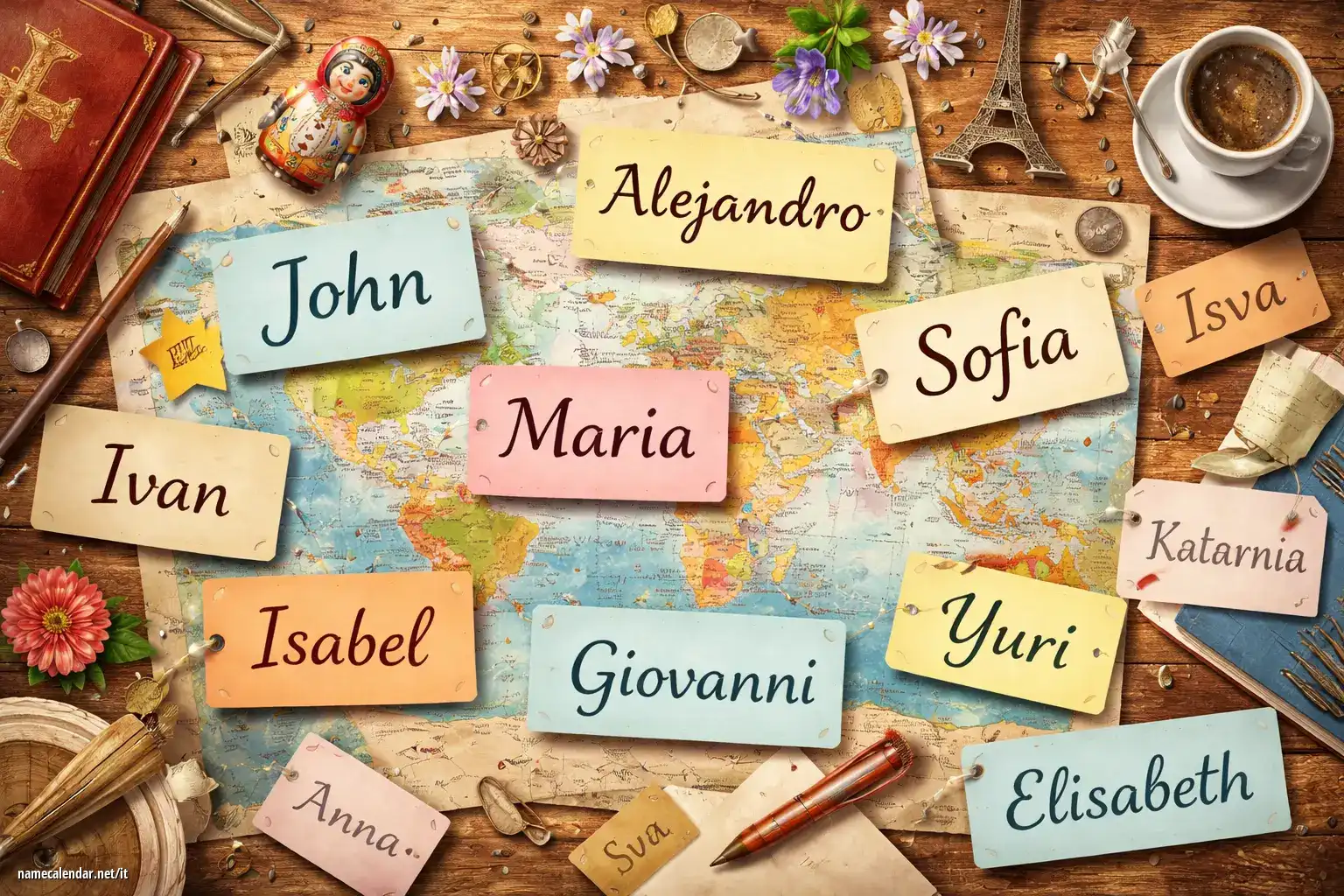 Come cambiano i nomi tra le lingue