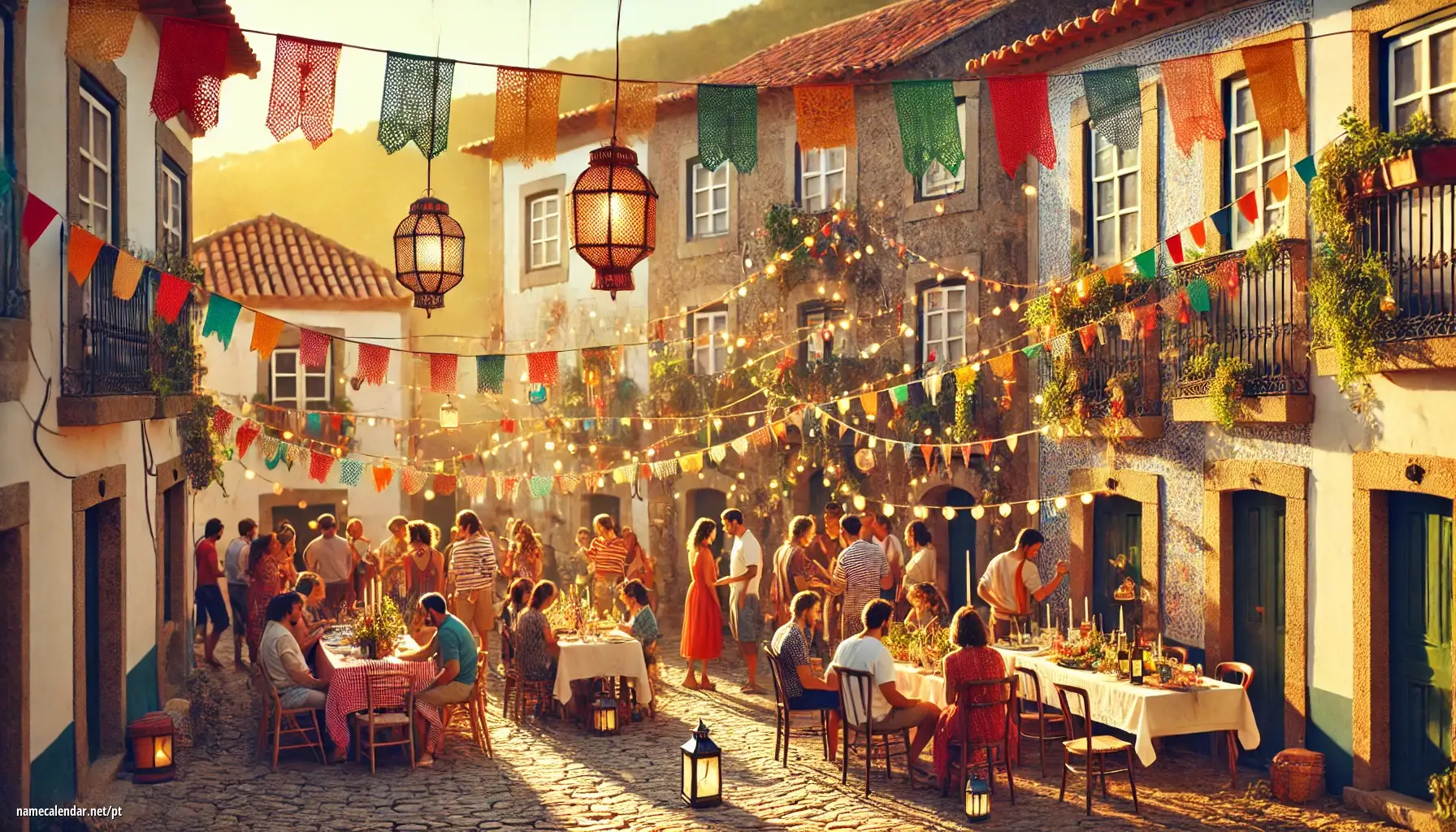 Celebração do dia do nome e nome